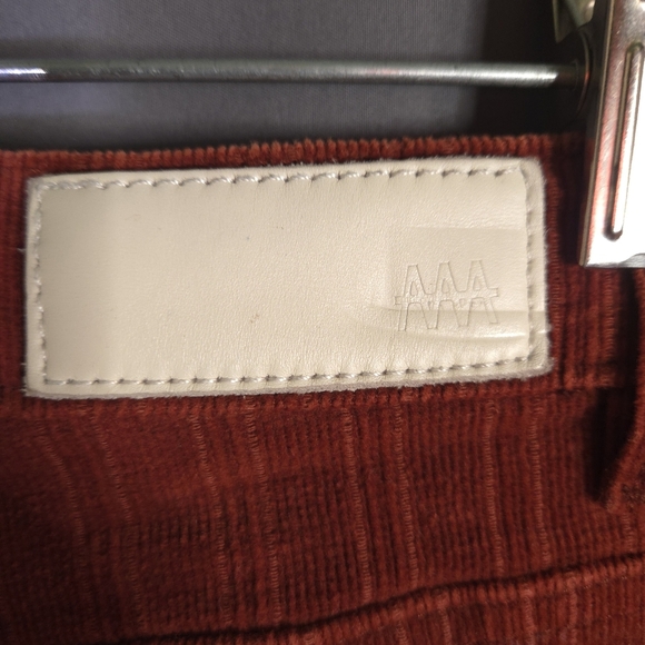 Free People‎ Zee Gee Why Corduroy Pants Raw Hem Cropped Size 29 - Picture 5 of 9